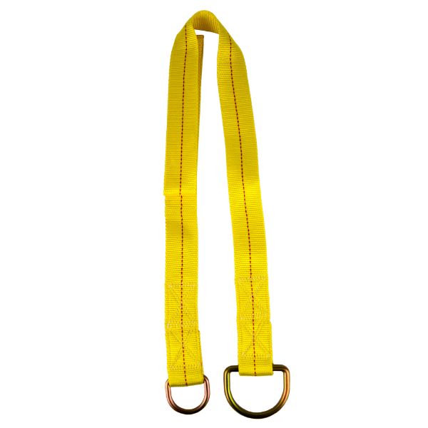 Wide Anchor Cross Arm Strap with large D-ring pass-through and small D