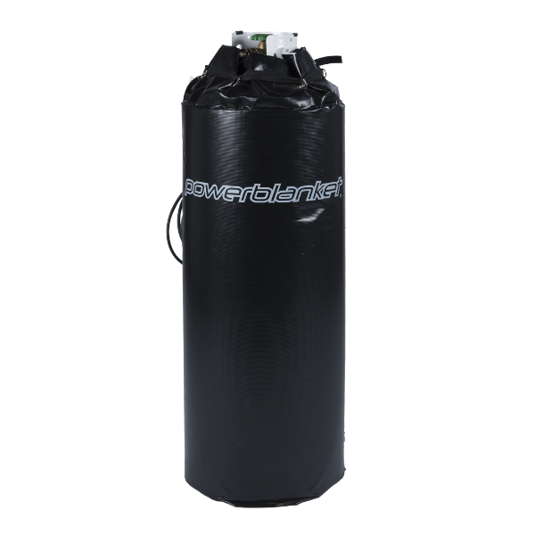 Powerblanket GCW40 Insulated Gas Cylinder Warmer Designed for 40 Pound Tank  - Propane Tank Heater, Black
