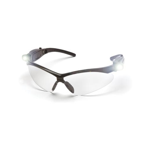 Pyramex Sb6310sp Pmxtreme Safety Glasses Clear Lens Led Temples