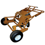 All Seasons Equipment, #105400 Mechanical Workhorse, Power Buggy Tear-Off Equipment, power cart, 