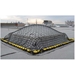 AES Raptor Collapsible SKYNET 6 ft. x 12 ft. Skylight Fall Protection System - AES-SN-6-12-C