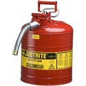 ##HTMLENCODE[Justrite, #7225120 Type II Accuflow Red Gas Can, 2.5 Gal. w/ 5/8 in. Hose]##