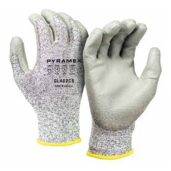 PIP Great White 3GX Seamless Knit Dyneema Diamond Blended Gloves, Medium, White/Gray