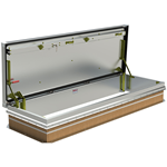 Bilco L-50 - Aluminum Roof Hatch - 30x96 Roof hatch, hatch, aluminum hatch, stair cover, type L, L-50, L50, Bilco Hatch, bilco, aluminum roof hatch, roof access hatch, access hatch, roof access, 