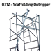 Chutes International, #0312 DuraChute Scaffold Outrigger - 441-0312