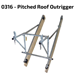 Chutes International, #0316 DuraChute Pitched Roof Outrigger - 441-0316