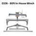 Chutes International, #0336 DuraChute 80 ft In House Manual Winch - 441-0336