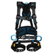 FallTech - 8127BFD - FT-One™ - 4D Construction Climbing Full Body Harness - Tongue Buckle Leg Adjustments - 