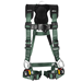 FallTech FT-1910™ 4D Climbing Non-Belted Full Body Harness, Quick-Connect Leg Adjustment - 