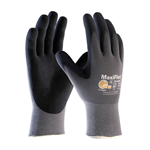 PIP 34-874 - MaxiFlex Ultimate Seamless Knit Nylon Glove with Nitrile Coated MicroFoam Grip on Palm and Fingers, Gray, (Dozen) PIP. 34-874, maxiflex, ultimate, seamless, knit, nylon, glove, with, nitrile, coated, microfoam, grip, palm and fingers, touchscreen compatible, gray, 34-874-M, 34-874-L, 34-874-XL, 34-874-XXL