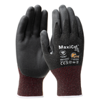 PIP 44-6745F Seamless Knit Gloves with Premium Nitrile Coated MicroFoam Grip, A6 Cut, (Dozen) 