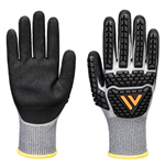 Portwest AP54 - Impact F13 Nitrile Waterproof Glove A6 Gray/Black Portwest, PW-AP54, Impact, F13, Nitrile, Waterproof, Glove, A6, Gray, Black