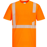 Portwest S194 - Hi-Vis Segmented Tape T-Shirt, Orange Portwest, PW-S194-O, Hi-Vis, Segmented Tape, T-Shirt, Orange