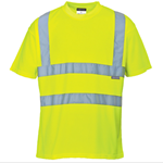 Portwest S478 - Hi-Vis T-Shirt, Yellow Portwest, S478, Hi-Vis, T-Shirt, Yellow, clothing, reflective