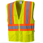 Portwest US371-Y - Tampa Hi-Vis Band and Brace Vest - Yellow Portwest, US371-Y, Tampa, Hi-Vis, Band and Brace Vest, Yellow