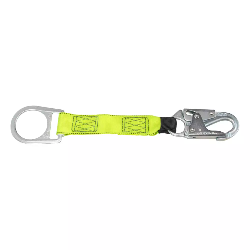Safewaze FS813 18″ D-ring Extender Snap Hook D-ring