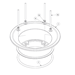 WADE - WP3000 DF2 Extension Ring, 299585 - 317-299585