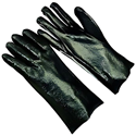 14" Gauntlet, Black PVC Glove - Right or Left Hand Only (Sold by the Dozen)